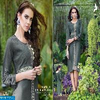 kaya Blueberry Wholesale Embroidered kurti Collection